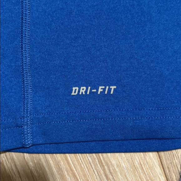 Boys Medium Nike Dri-FIT royal blue and gray camo shorts a tank set - Picture 8 of 11